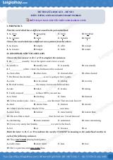 Đề thi giữa kì 1 Tiếng Anh 10 iLearn Smart World - Đề số 1